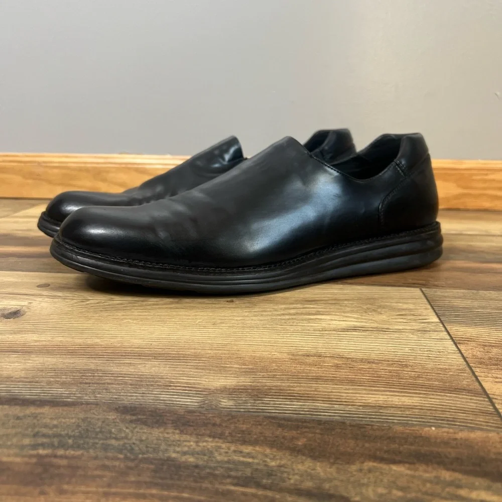 Donald J. Pliner men’s Erling 30 Rexx Nappa stretch slip on loafer leather shoes